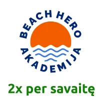 Beach Hero Akademija 2 kart per savaitę