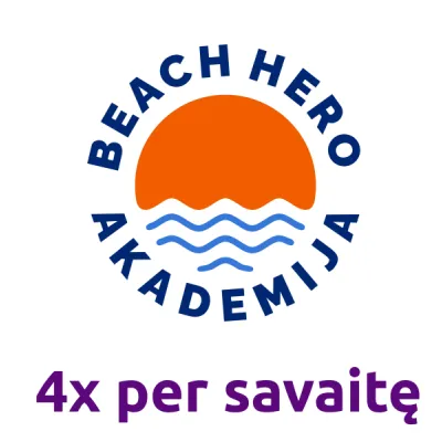 Beach Hero Akademija 4 kart per savaitę